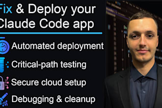 fix and deploy your claude code built web app