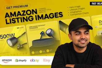 design amazon listing images and infographics