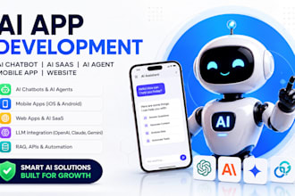 develop ai saas, chatgpt app, ai chatbot, ai agent, mobile app, web llm lovable