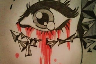 draw custom hand drawn line art tattoo design from your photo