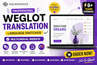 setup squarespace translation weglot language switcher multilingual SEO