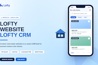 do lofty website setup lofty CRM do idx website build lofty website