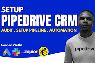 organise pipedrive crm, create pipelines and automations