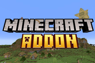make minecraft bedrock addon and custom mobs for you