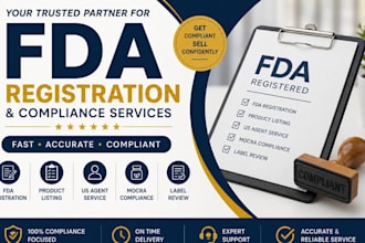 do fda registration, US agent, mocra compliance and fda listing