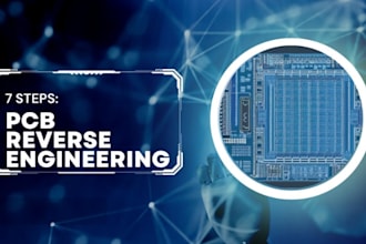 do pcb reverse engineering, cad model 3d scan 3d scan model scan stl, mesh model