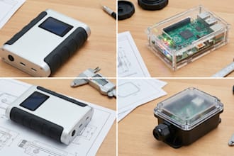 design custom pcb enclosures, electronic cases and product housings