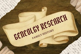 research your family history and find your ancestors