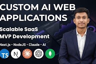 develop a scalable saas mvp using nextjs and ai