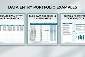 do simple data entry tasks