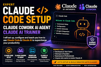 claude code  setup , claude coworker ai agent claude ai trainer