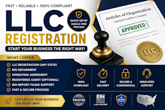 do US llc registration and ein for US and non US resident