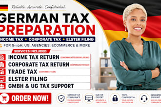 german tax preparation income tax and corporate tax return for gmbh ug startups