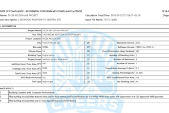 provide california title 24 energy calculations and compliance reports