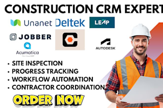 set up construction crm jobber unanet capsule fieldpulse jobber deltek leap crm