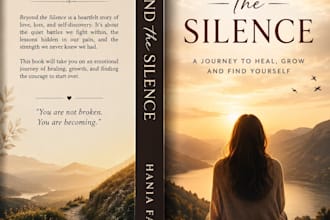 design a professional book cover, ebook cover, and paperback cover