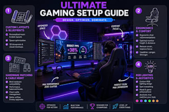 create custom gaming setup guide and PC compatibility blueprint