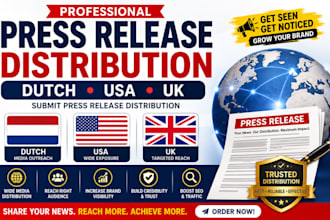 do dutch usa uk press release distribution, submit press release distribution