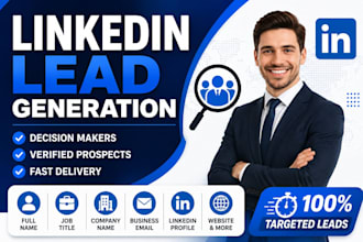 find targeted linkedin leads and decision makers for your business