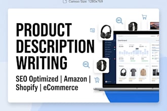 write SEO product descriptions amazon and ecommerce stores