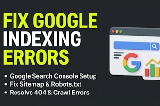 fix google indexing issues, search console errors, and sitemap fixes