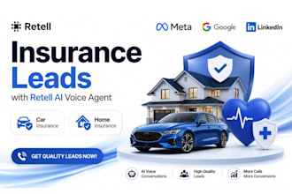 generate insurance leads with retell ai voice agent, ai call agent