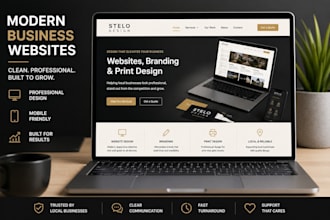design a professional website for your local business