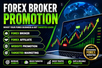 promote your forex broker website, forex affiliate and generate targeted leads