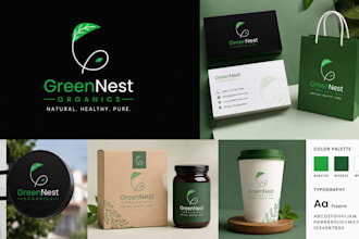 design brand identity, brand book and logo guidelines