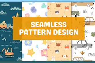 hand drawn seamless patterns for your brands