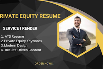 write an ats private equity resume to land you an interview