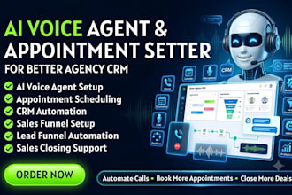build an ai voice agent and appointment setter for better agency CRM