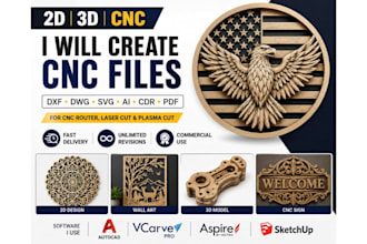 convert pdf, jpg, png to dxf file for cnc and manufacturing
