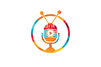 create a professional television, radio, and broadcast logo