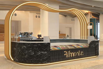 do professional 3d kiosk and retail display design