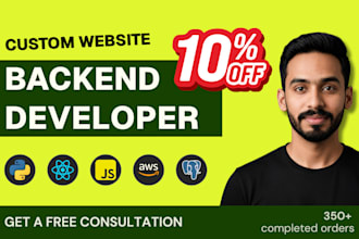 be a backend developer, python developer, django developer