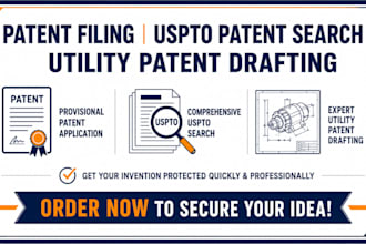 patent filing patent application uspto patent search utility patent drafting