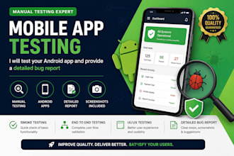 test your android mobile app manually