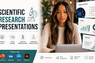 research presentation research conference PPT phd slides design