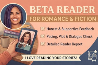 be your romance and fiction beta reader