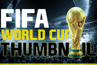 create FIFA world cup thumbnail