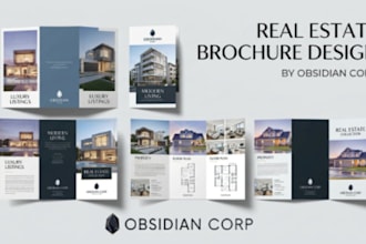 design a corporate brochure and annual report
