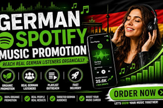 promote german spotify music to real organic listeners