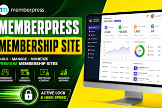 build wordpress membership website using memberpress