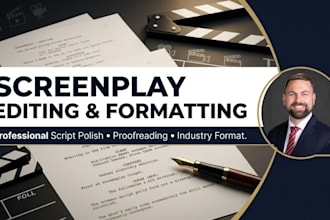 perfect your screenplay with expert editing and formatting