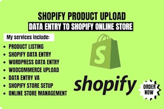 upload product add sku import product shopify data entry to shopify online store