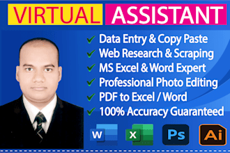 do real estate data entry and web research