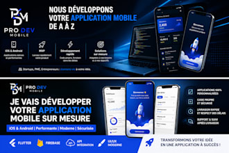 je développerai des applications mobiles ios et android de haute qualité