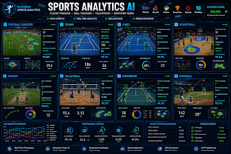 develop sports analytics, tennis football basketball padel player tracking
