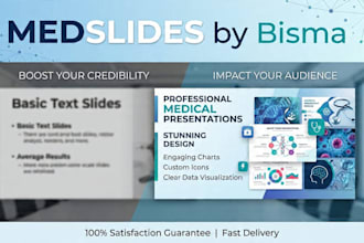 design professional medical and healthcare presentations